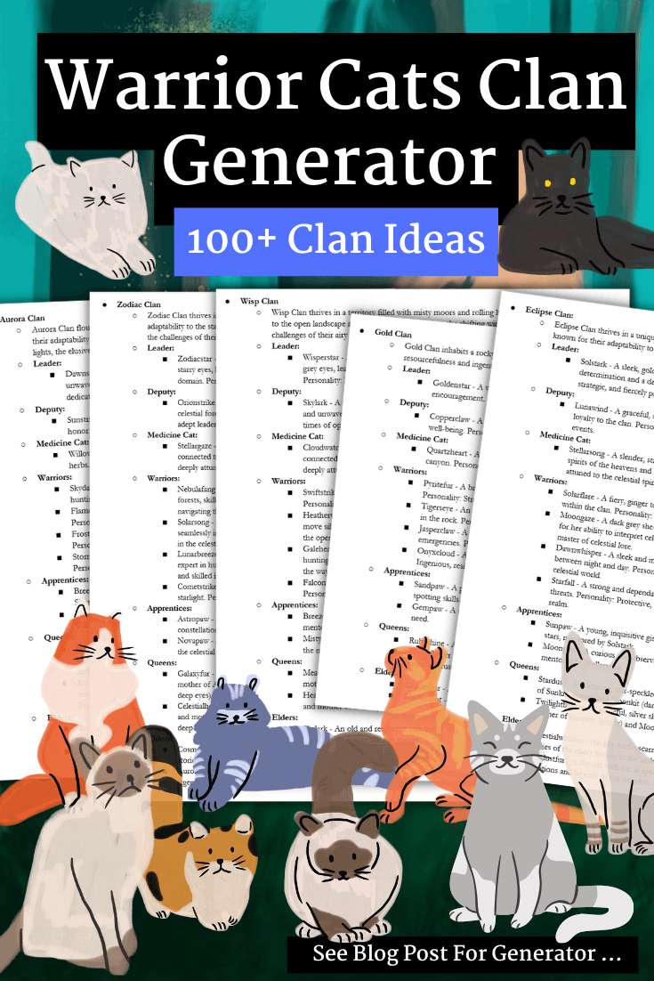 warrior cats gen