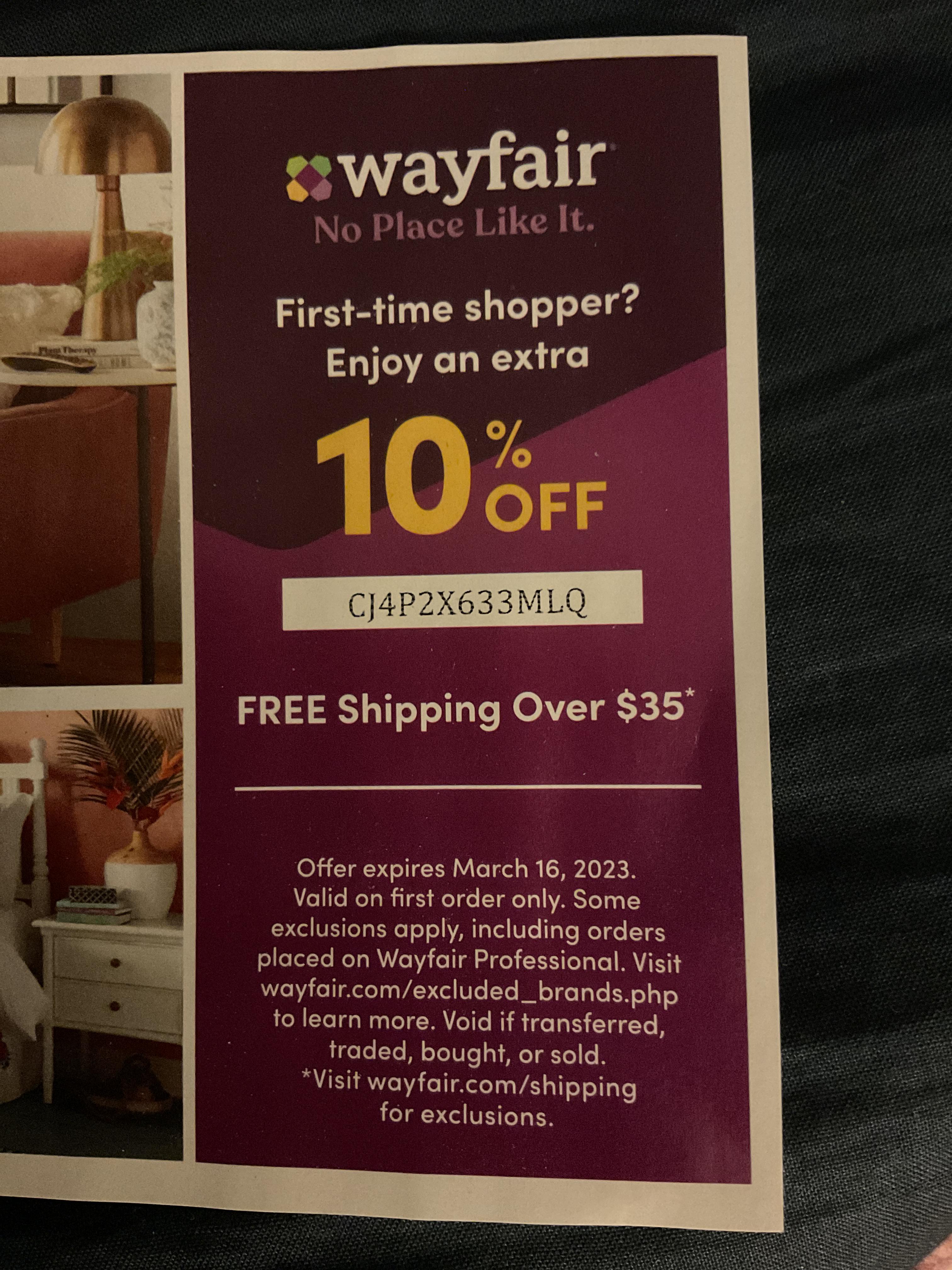 wayfair promo discount