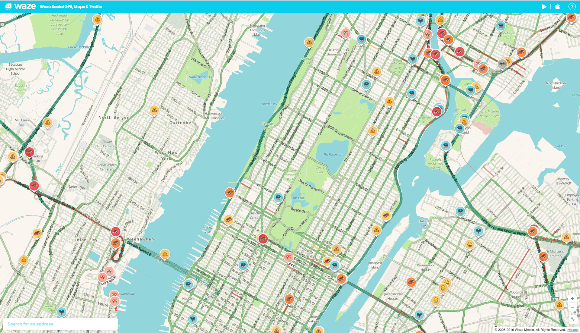 waze live map