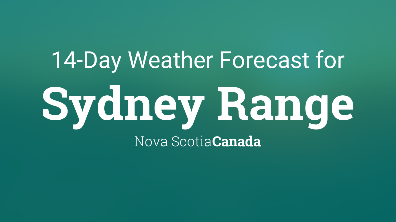 weather sydney long range forecast 14 days