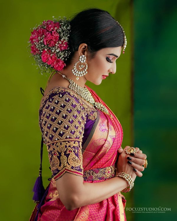 wedding saree blouse patterns