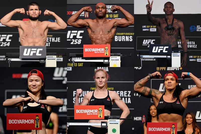 weight divisions in ufc