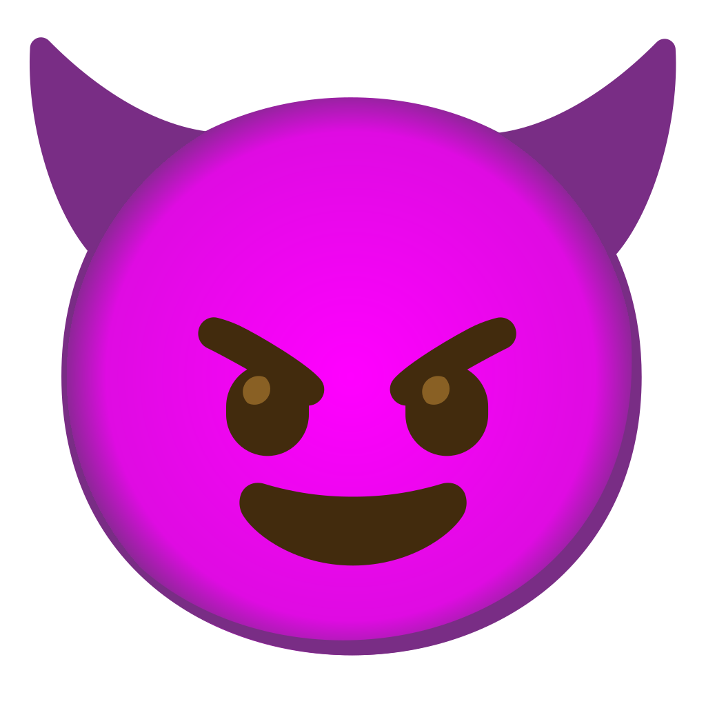 what does a purple devil emoji mean