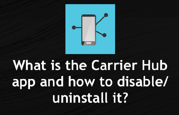 what is carrier device manager app