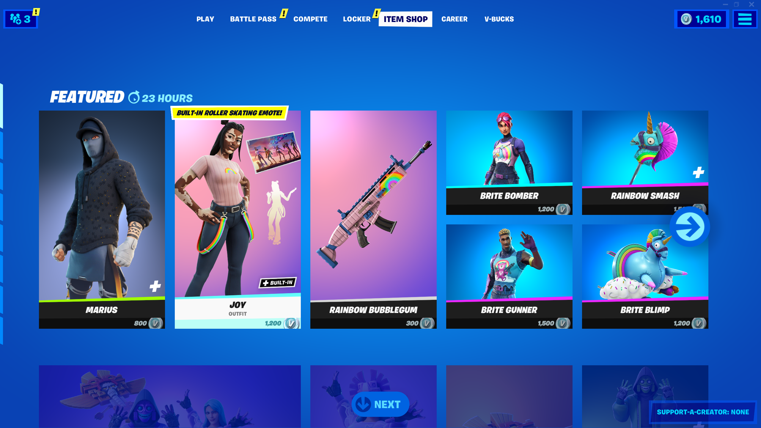 what is the fortnite item shop