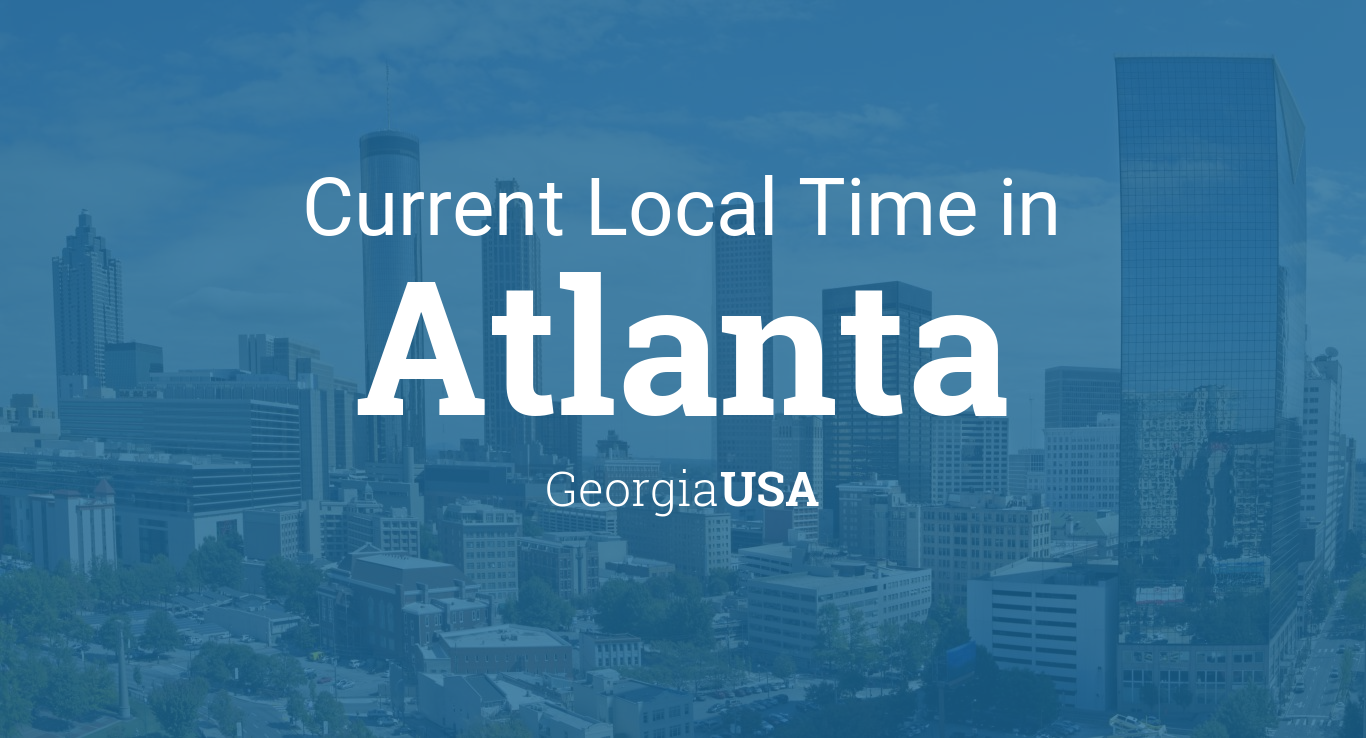 what is the time in atlanta usa now