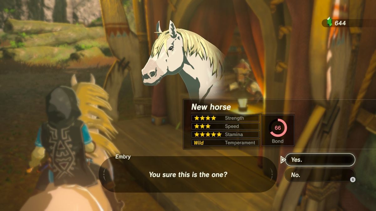 what is zeldas horses name