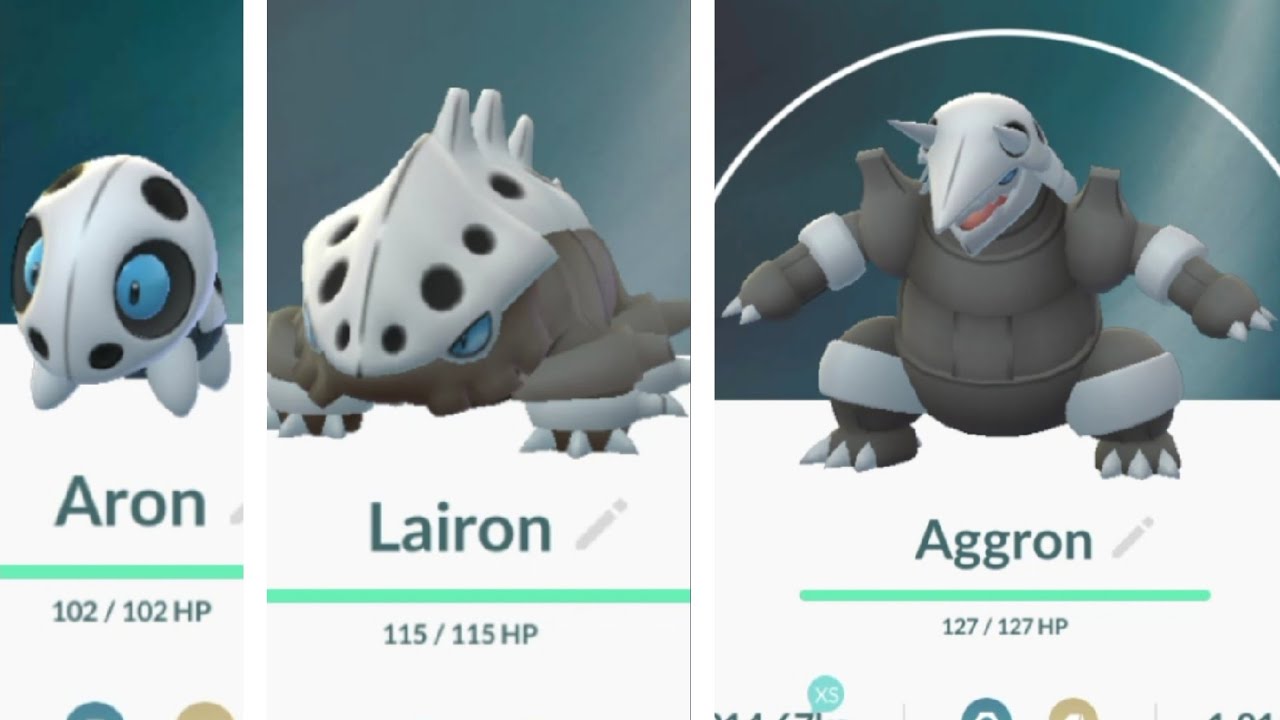 what level does aron evolve