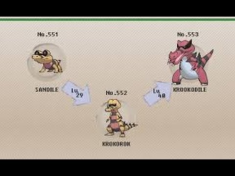 what level does sandile evolve