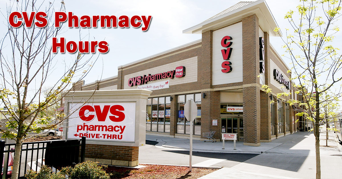 what time do cvs pharmacy open on sunday