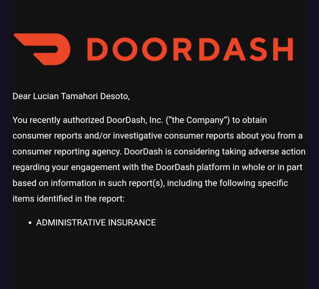 what will disqualify you from doordash