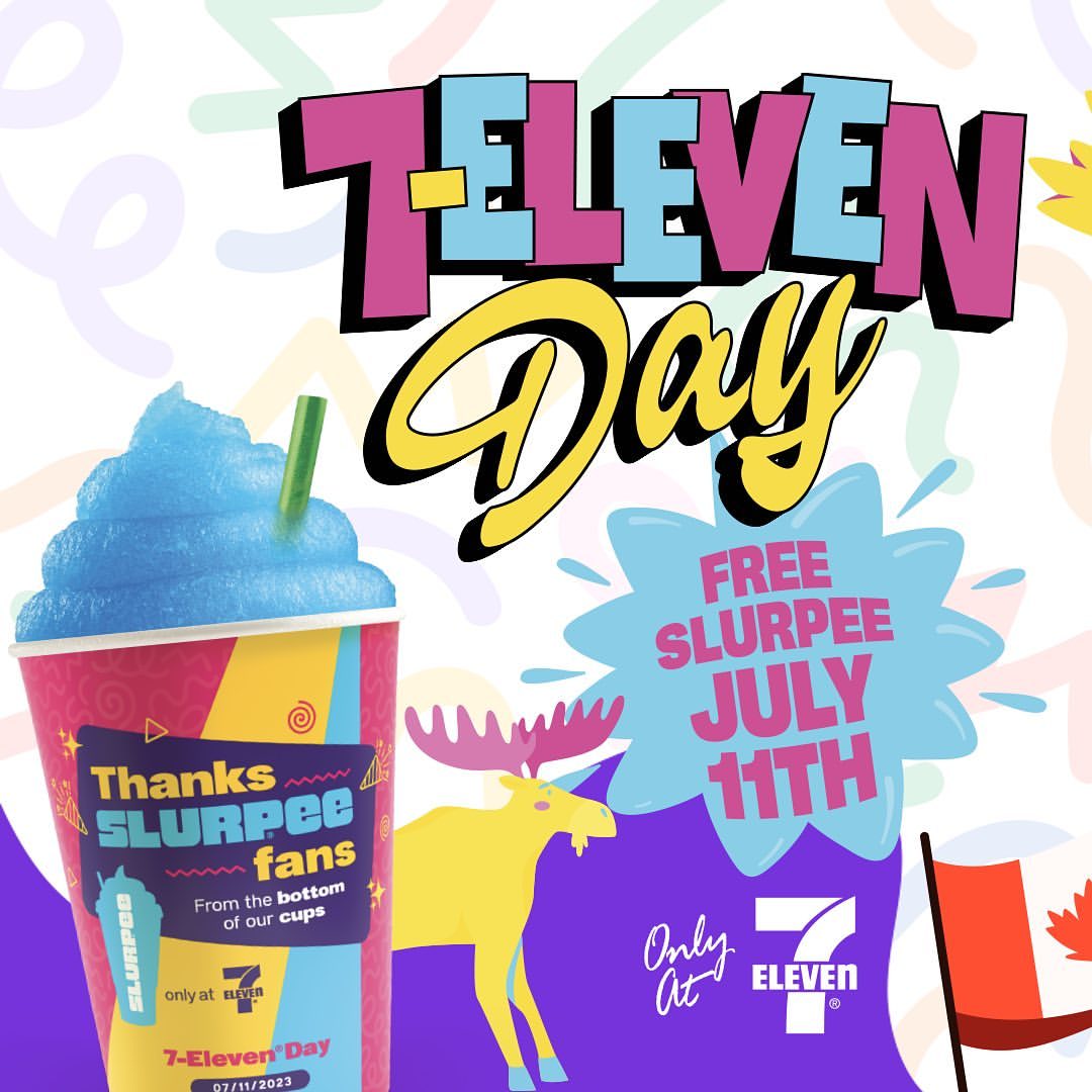 when is free slurpee day at 7-eleven 2023