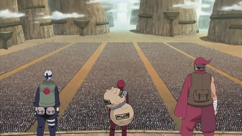 which episode does the 4th shinobi war start