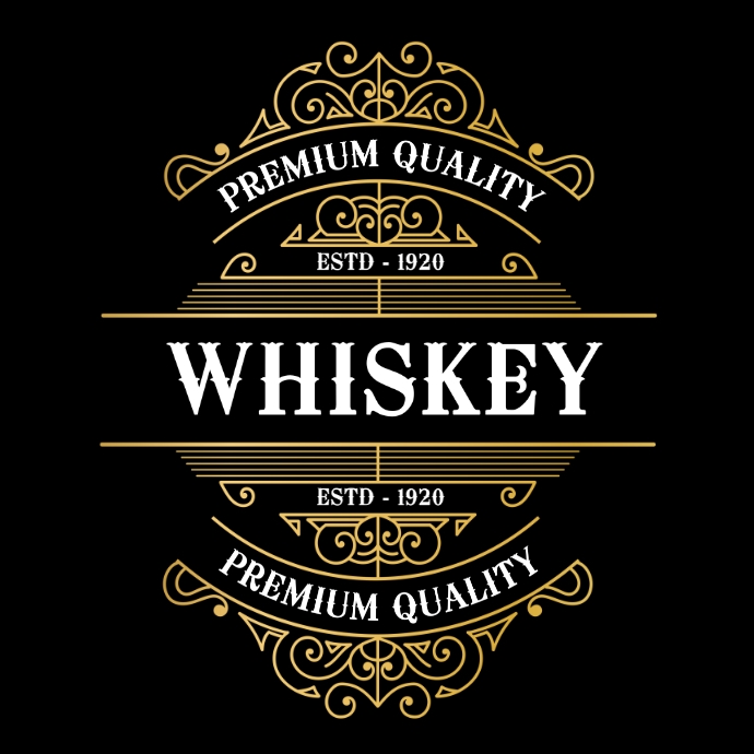 whisky logo design