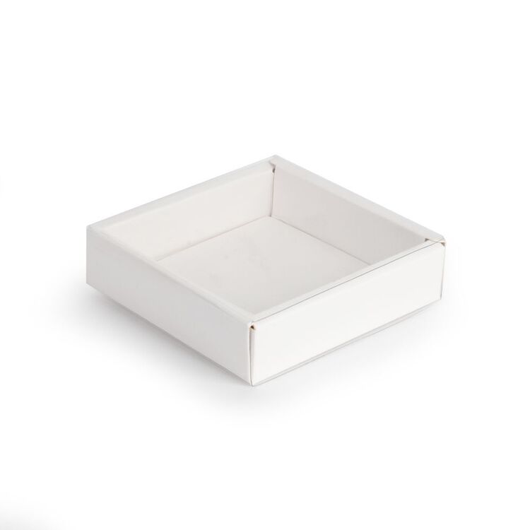 white gift boxes spotlight