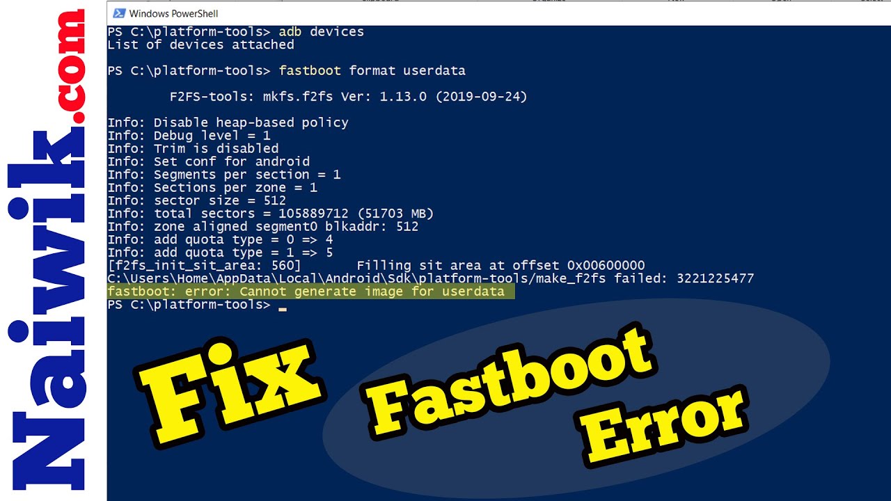 will fastboot erase data