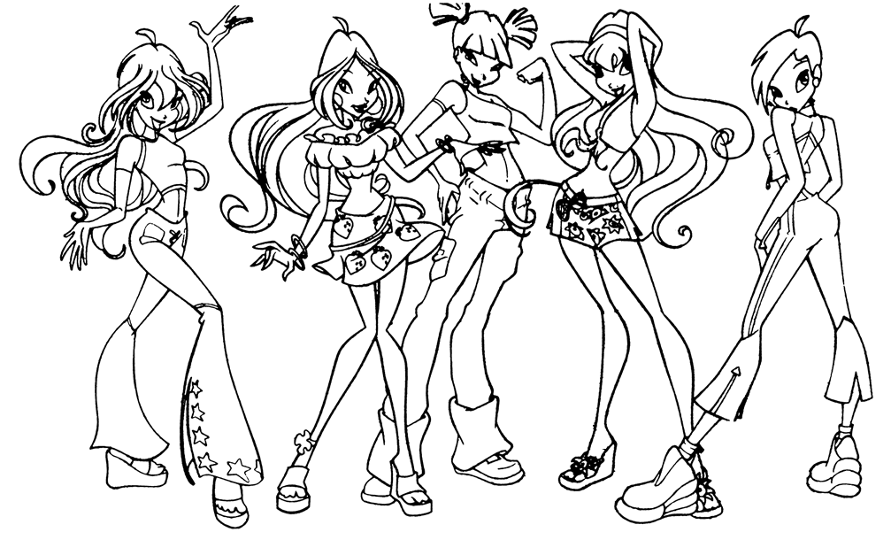 winx coloring pages