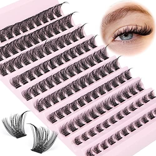 wispy cluster lashes