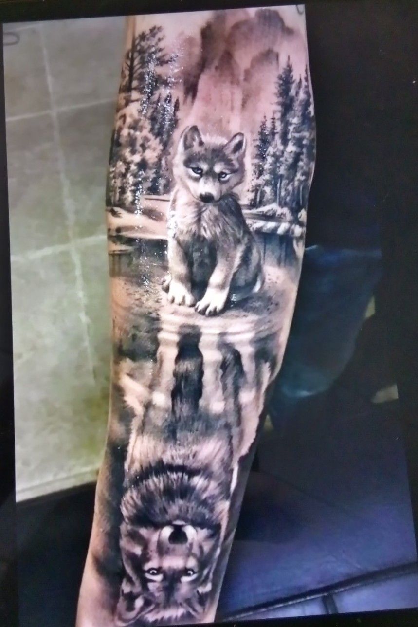 wolf cub tattoo