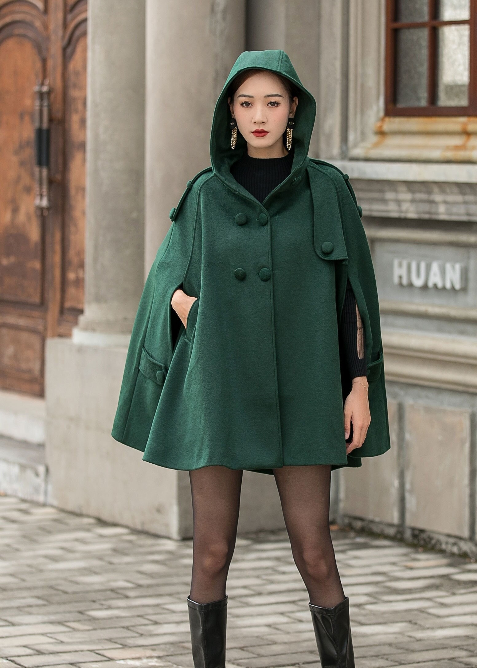 womens cape coat uk