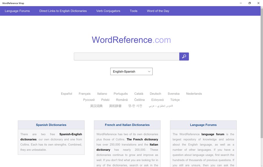word referance