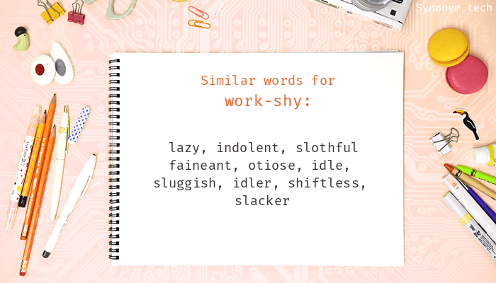 work shy person synonym