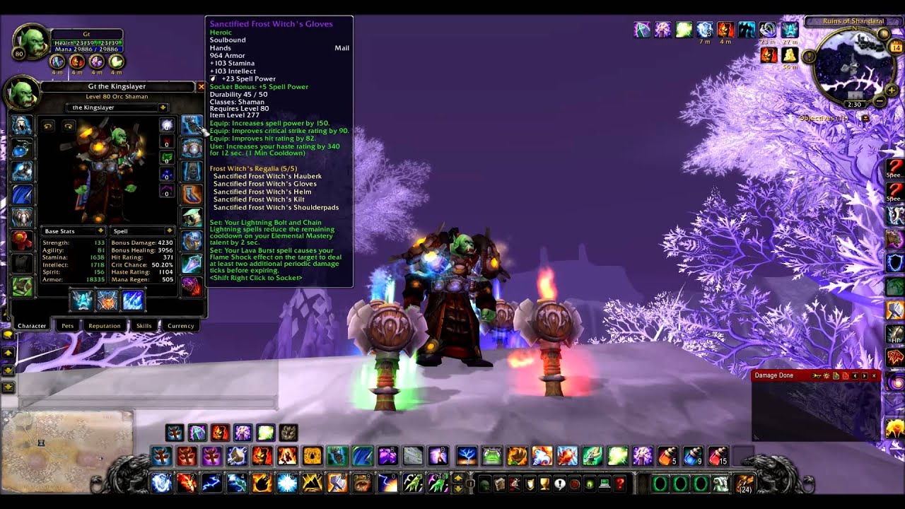 wow wotlk elemental shaman