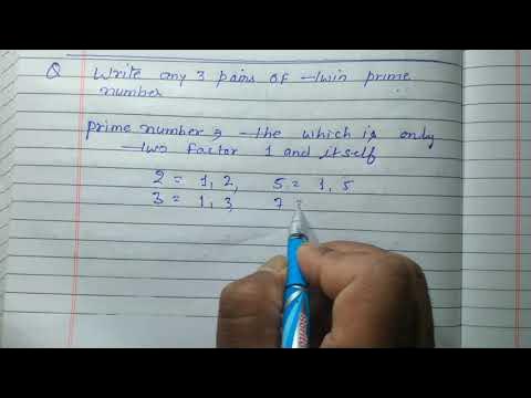 write three pairs of twin primes below 20