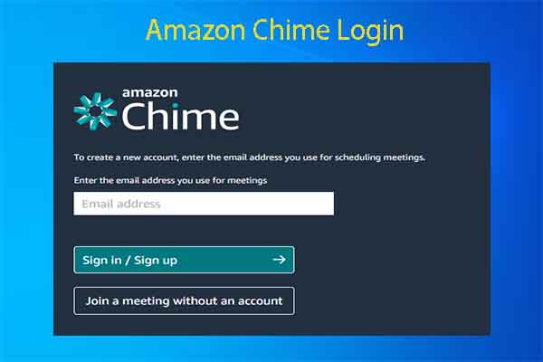 www.amazon chime login