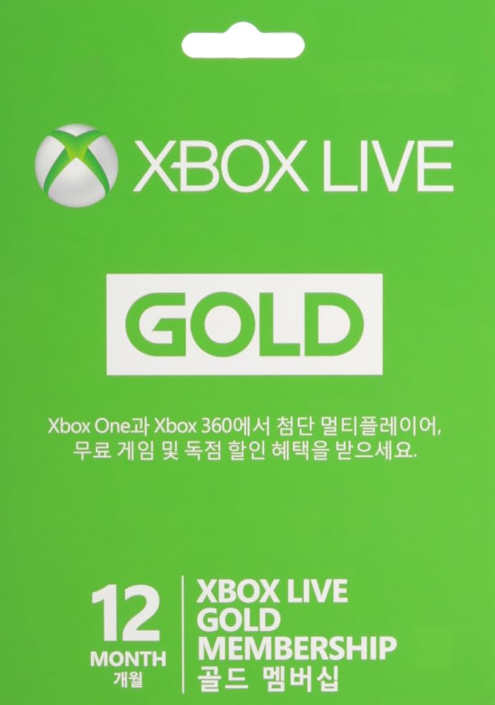 xbox live card