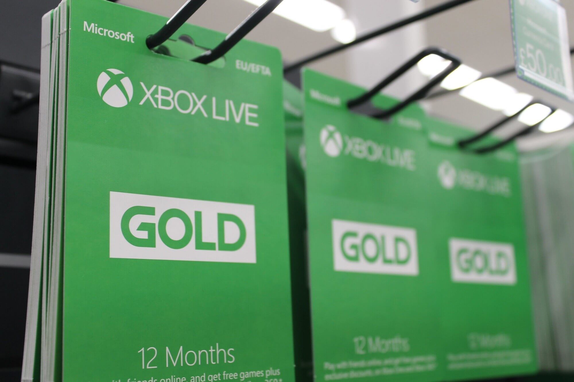 xbox live gold 12 month