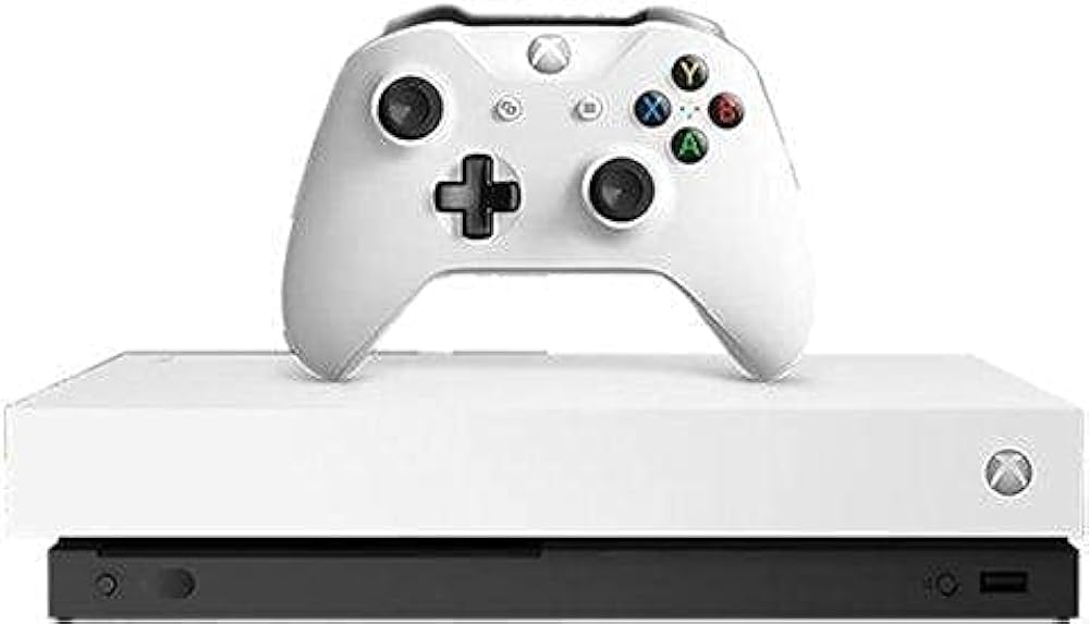 xbox one x in white