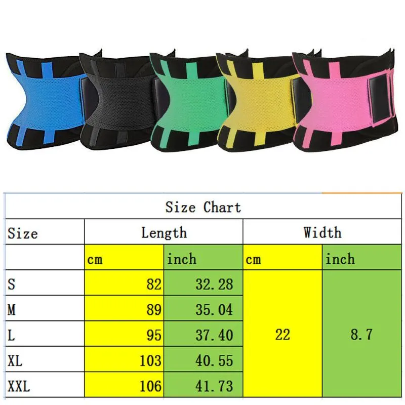 xtreme power belt size chart