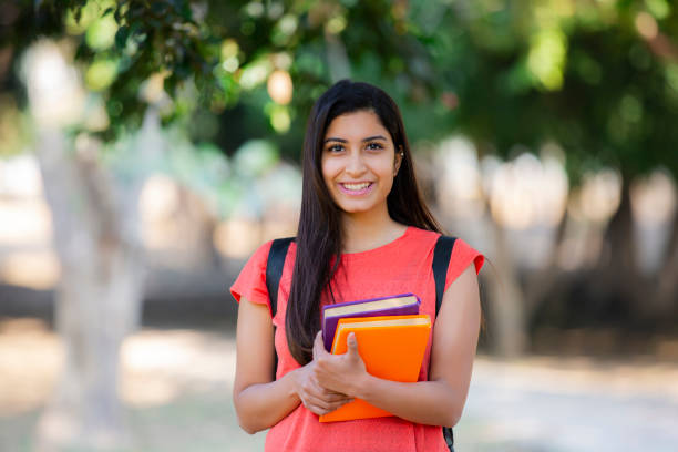 young indian college girl