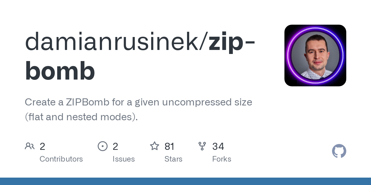 zip bomb github